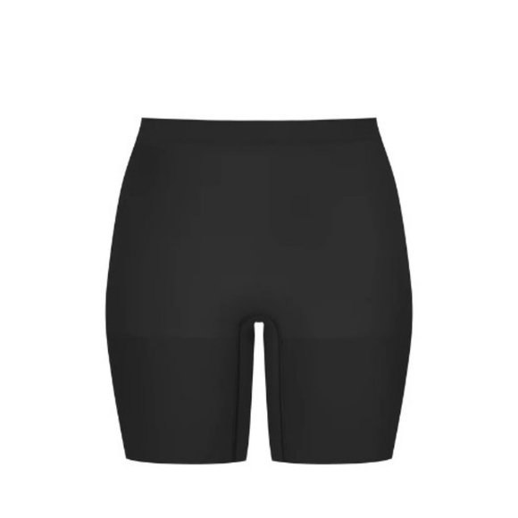 Small SPANX Power Short Shaper Very Black Seamless Ultra soft Lightweight - Picture 2 of 9